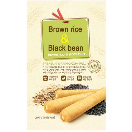 With brown rice with bean
